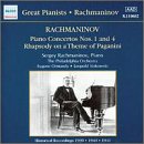 Review Naxos  / Rachmaninov - Piano Concertos Nos 1 & 4; Paganini Rhapsody