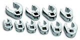 S K Hand Tools (SKT4508) 10 Piece 3/8in. Drive SAE Flare Nut Crowfoot Set