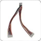Power Supply Cable Splitter ATX Main 20 Pin Male to Y (2 Female) 12 Inch PSU