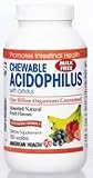 American Health Chewable Acidophilus Assorted Fruit Flavors (100 Wafers)