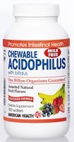 Acidophilus Chewable Assorted Fruit Flavor - 100 wafers,(American Health)