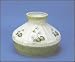 Aladdin 10 Inch Model 12 Opal Glass Shade-Green Violets Decoration N667