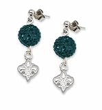 New Orleans Hornets Ovation Crystal Earrings