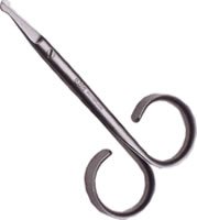 Rubis Stainless Steel Ear/Nose Hair Scissors
