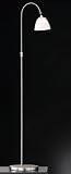 Honsel Leuchte Standleuchte 1 flammig, mattnickel/chrom, inkl. Power LED