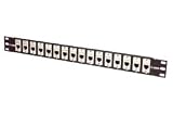 1.75 Panel, 16 Cat 6 Couplers Shielded, # Rack Spaces: 1U