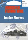 American Fishing Wire J01N-A #1 Single Barrel Leader Sleeves -- Nickel Varipack .033 Inside Diameter 