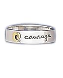 Far Fetched Courage Swirl Ring