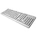 Mitsumi KSX-4 Business Line Tastatur PS/2 105 Tasten MS W98 D Weiss