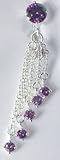 .925 sterling silver belly button ring