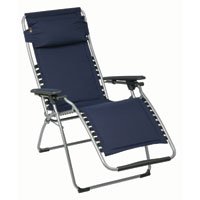 Lafuma Futura Clipper Canvas Folding Recliner, Marine
