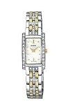 Pulsar Women's Crystal Accented Dress Two-Tone Stainless Steel Watch #PEG881