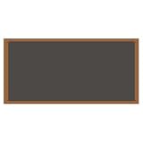 SAN70315   Black Board W Markers  Mounting Hardware Included 18x24