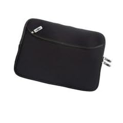 XiRRiX Premium Netbook, PAD, eBook Tasche Neopren Universal mit zus�tzlichem Fach - bis 25,9 cm (10,2 Zoll) - schwarz