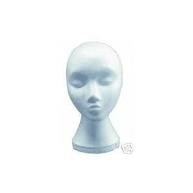 Polystyrene head / Mannequin/ wig Stand