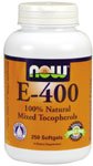 Vitamin E-400 IU - Mixed Tocopherols by NOW Foods - (400IU - 250 Softgels)