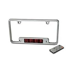 Scrolling LED License Plate