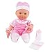 Little Mommy Real Loving Baby Cuddle & Coo Doll - Pink Velour/White Outfit