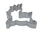 RM Rudolph Reindeer Metal Cookie Cutter for Holiday Baking / Christmas Party Favors / Scrapbooking Stencil (3")