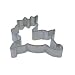 RM Rudolph Reindeer Metal Cookie Cutter for Holiday Baking / Christmas Party Favors / Scrapbooking Stencil (3")