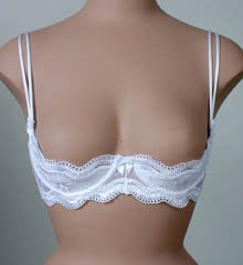 Shirley of Hollywood Scalloped Embroidery Shelf Bra (331)