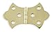 Battalion 1XMG3 Utility Hinge, Brass, 3 Hole, PK 2