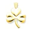 14kt Gold Irish Celtic Shamrock Charm