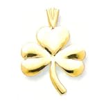 14kt Gold Irish Celtic Shamrock Charm