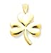 14kt Gold Irish Celtic Shamrock Charm