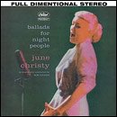 June Christy - Ballads for Night People - Zortam Music