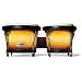Musical Instruments : Meinl Headliner Vintage Sun Burst 6 3/4& 8 wood bongos