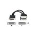 Cables to Go 38064 9" LFH-59/DMS-59 Male to Two DVI-I� Female Adapter Cable