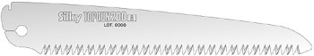 Replacement Blade for Silky Folding Pruning Hand Saw TOPGUN 200 Large Teeth