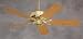 Electronics : Emerson CF755PB Designer Polished Brass Traditional Ceiling Fan 50" Blade Span