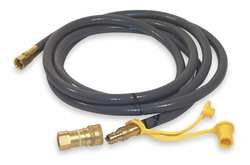 Industrial Grade 1MMT4 Quick Connect Kit, Natural Gas, 12 Ft
