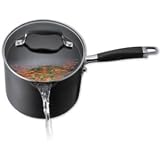 Click here to buy Anolon Advanced 3-1/2-Quart Covered Straining Saucepan by Anolon.