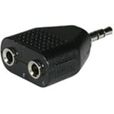 Cables To Go - 40641 - 3.5mm Stereo Male to Dual 3.5mm Stereo Female Adapter