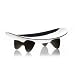 Fat Cat is Jett Black anti-whisker stress feline food dish