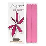 Foot Petals Strappy Strips, Rose, 1 pr