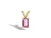 14K Yellow Gold Emerald-cut Created Pink Sapphire Pendant