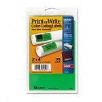 Avery&reg; Print or Write Rectangular Color-Coding Labels