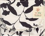 Ecoditty Reusable Snack Pouch (Black/White Floral)