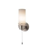 Contemporary Single-Light Sconce with Pull-Chain Switch from Destination Lighting