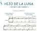 Partition : Hijo de la luna - Piano et paroles
