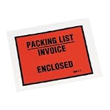 3M F1-1000 Packing list/invoice enclosed self-adhesive windowless envelope, 1,000/box