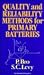 Book Quality and Reliability Methods for Primary Batteries (The ECS Series of Texts and Monographs)