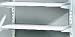 Solid Melamine Shelf - White- 30 In. x 14 In.
