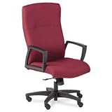 5060 Series Park Avenue Collection Executive High-Back Chair, Wine Fabric