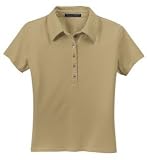 Port Authority Signature - Ladies Pima Cotton Fine Knit Sport Shirt Stone-S