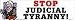 Stop Judicial Tyranny! bumper sticker